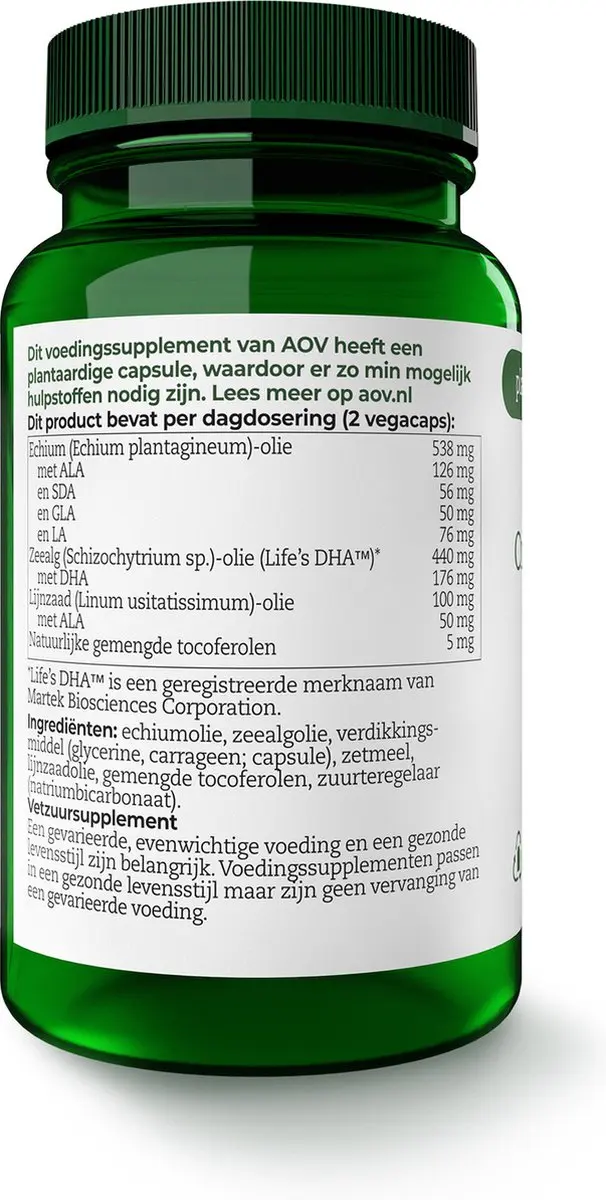 AOV Omega 3 Vegan 60 Vegacaps