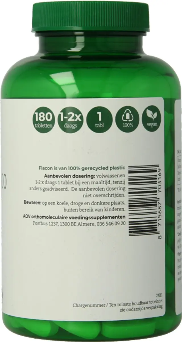 AOV Vitamine C 1.000 - 180 tabletten