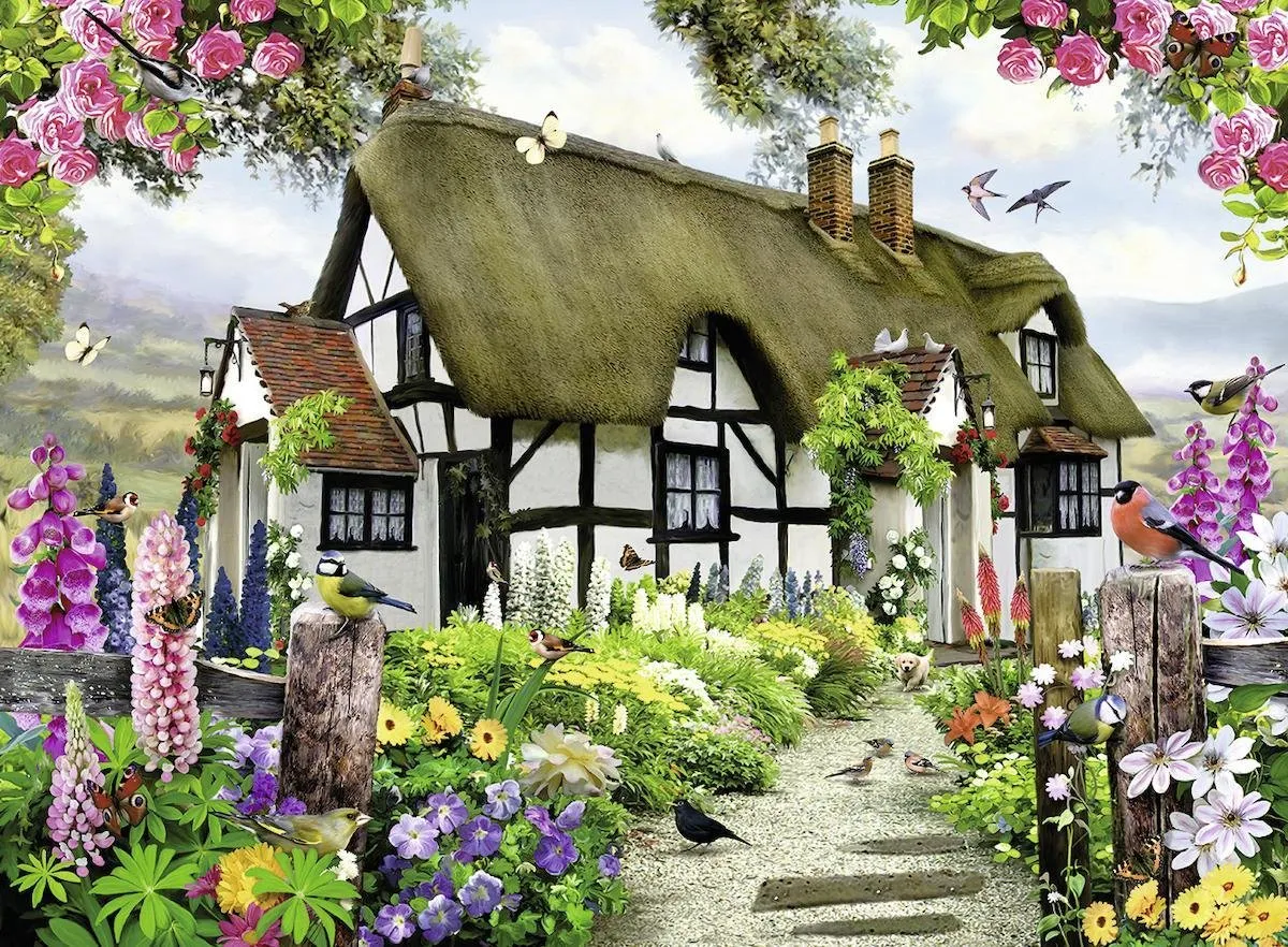Ravensburger Idyllische Cottage Legpuzzel 500 Stuks - Multicolor - afbeelding 2 van 4