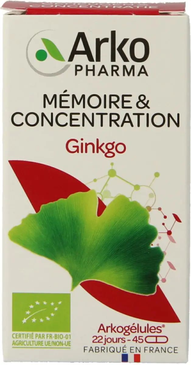 Arkopharma Ginkgo Arkocaps 45 Vegicaps