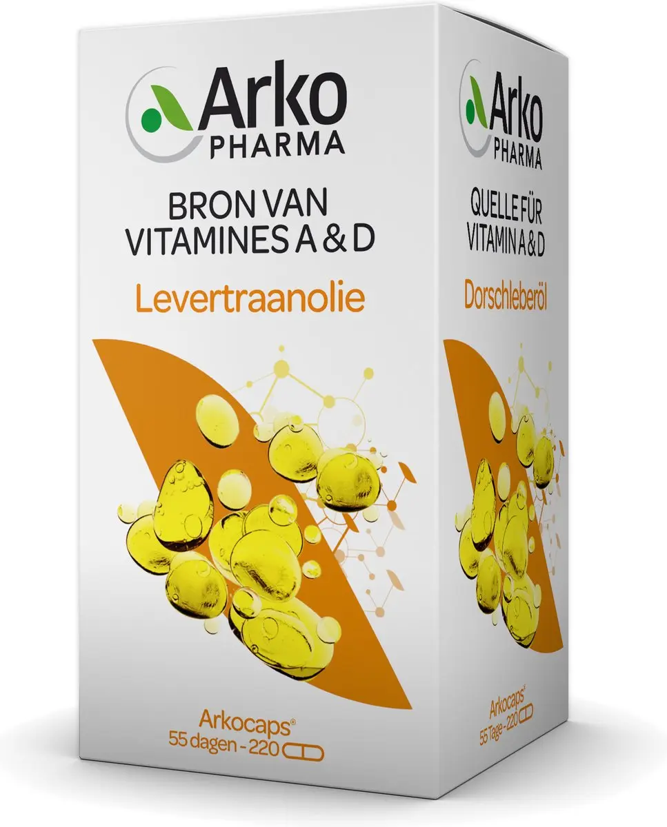 Arkopharma Levertraanolie 220 Capsules