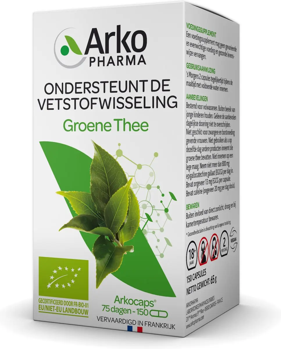 Arkopharma Arkocaps Groene Thee 150 Capsules
