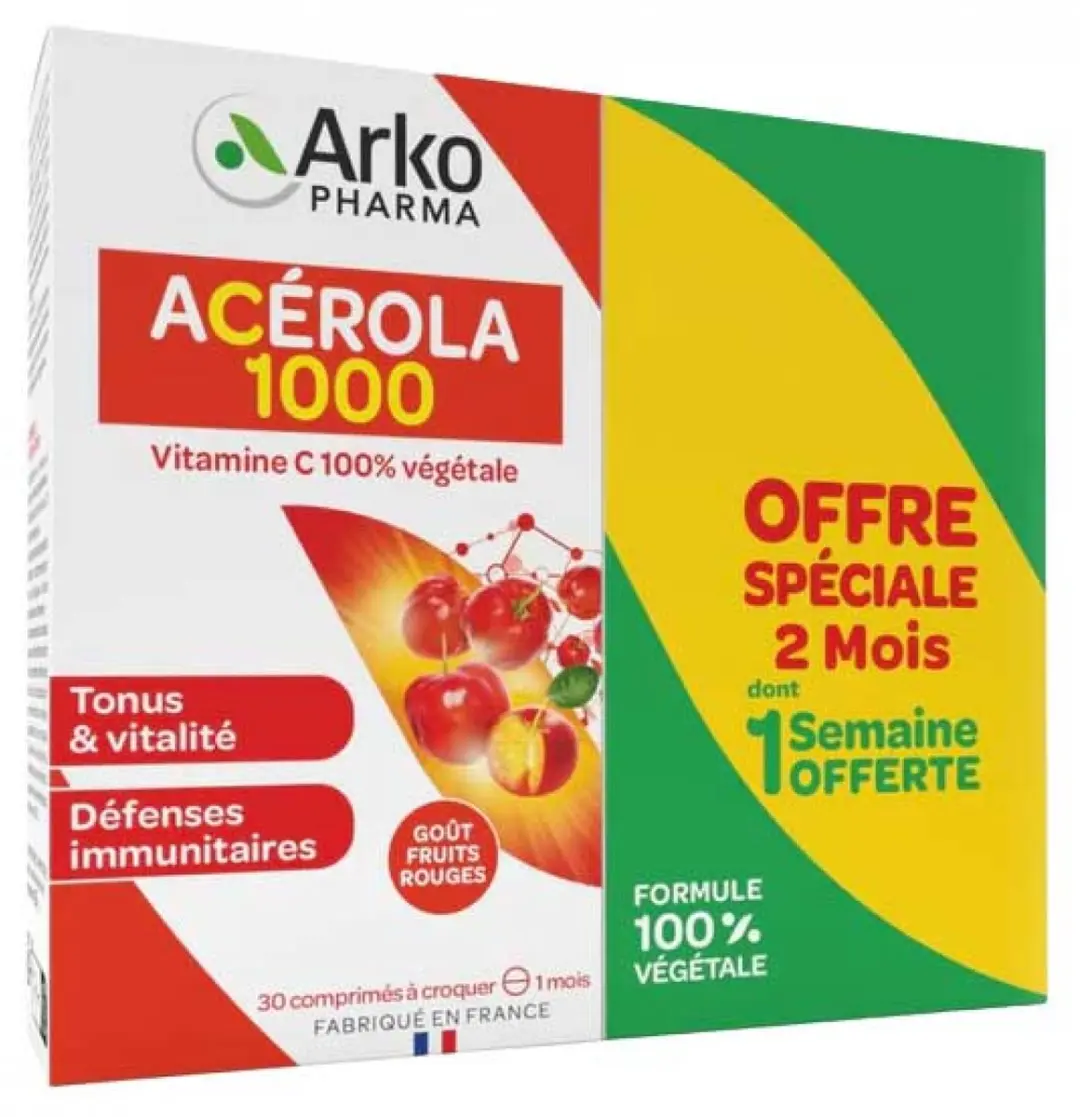 Arkopharma Azinc Acerola 1000 Kauwtabletten
