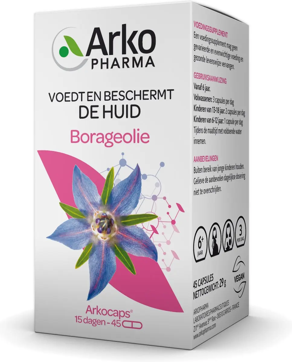 Arkopharma Arkocaps Borage Olie 45 Vegicaps