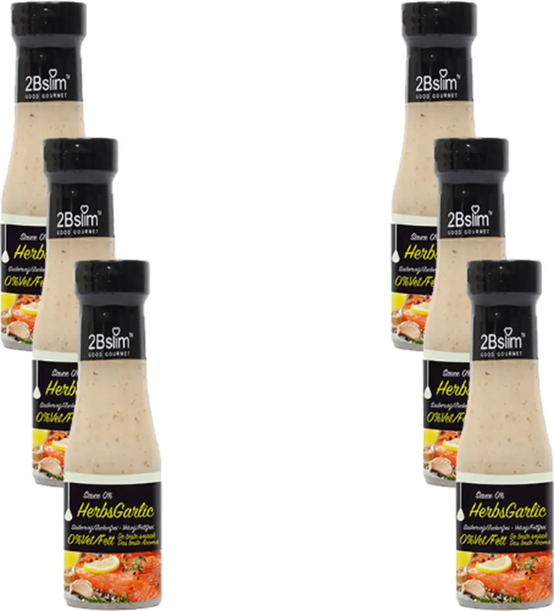 2BSlim Knoflooksaus 6x250ml