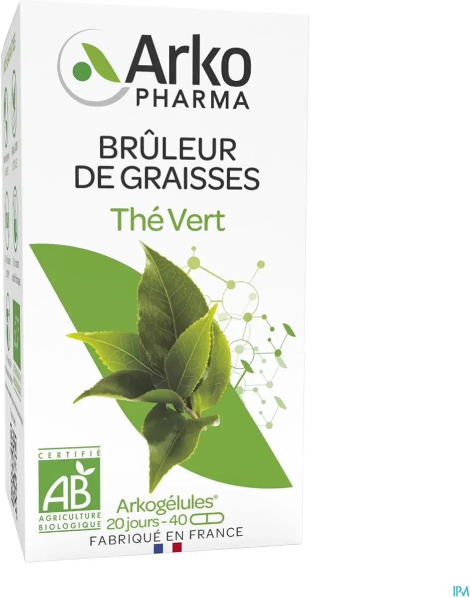 Arkopharma Arkocaps Groene Thee Bio 40 Stuks