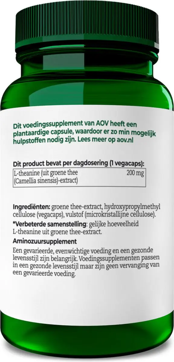 AOV L-Theanine 602 - 30 Vegacapsules