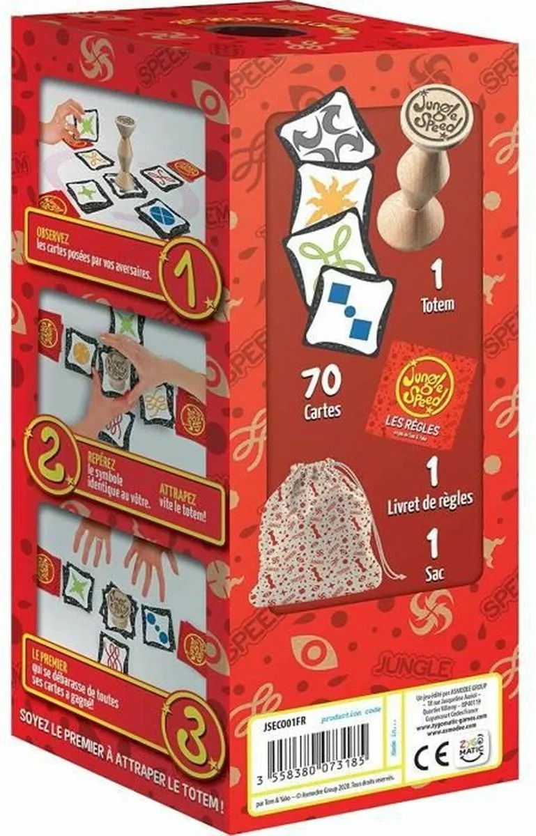 Asmodee Jungle Speed Kaartspel - 2-10 Spelers