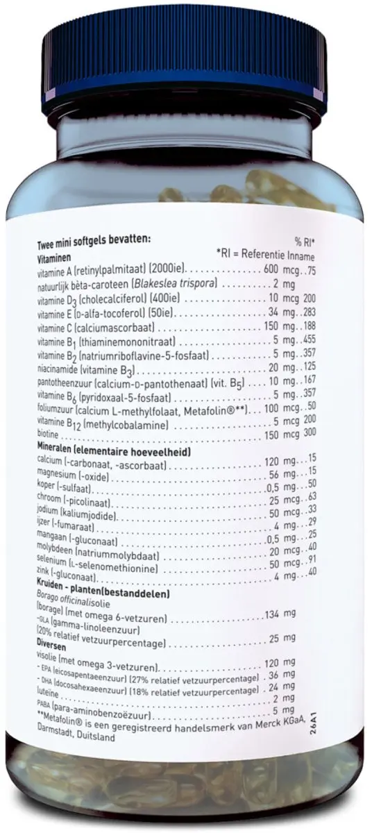 Orthica Multi Tiener 120 Softgels - 60 Stuks