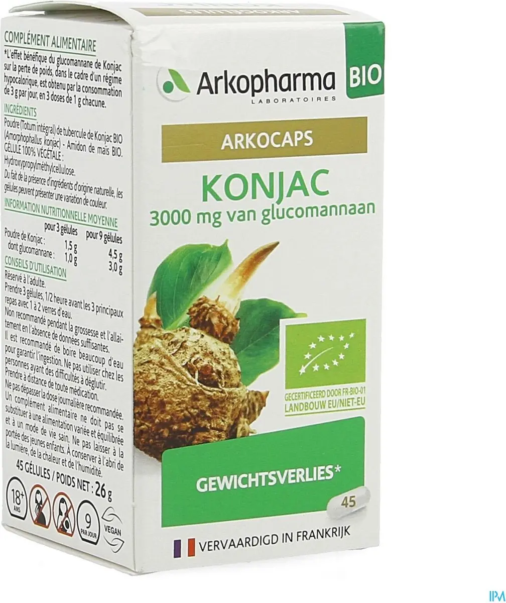 Arkopharma Arkocaps Konjac Bio 45 Stuks