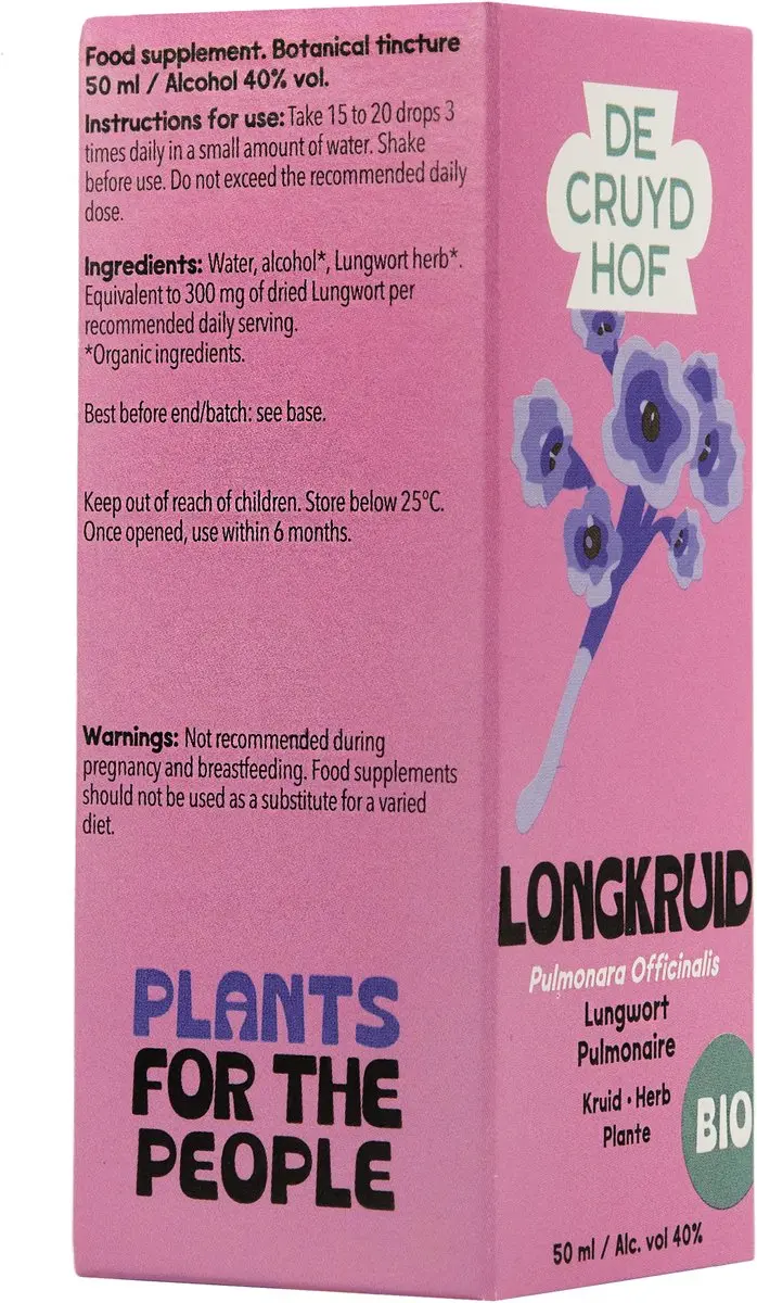 Cruydhof Pulmonaria Off Longkruid - 50ml