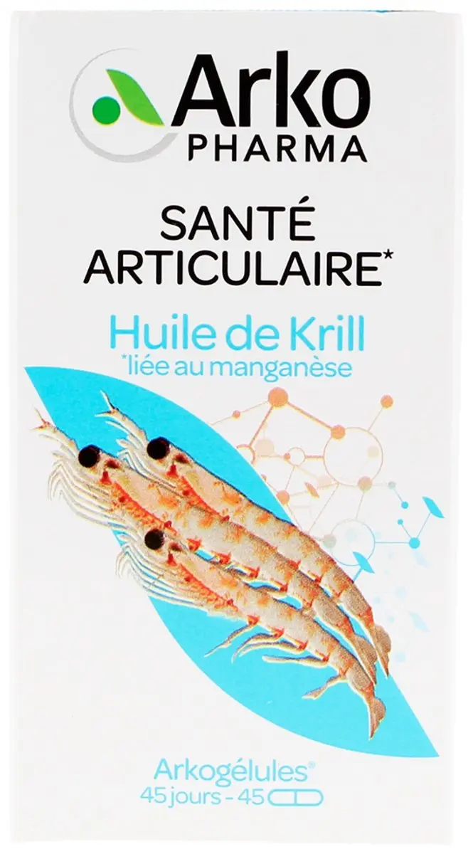 Arkopharma Arkogélules Krillolie 45 Capsules