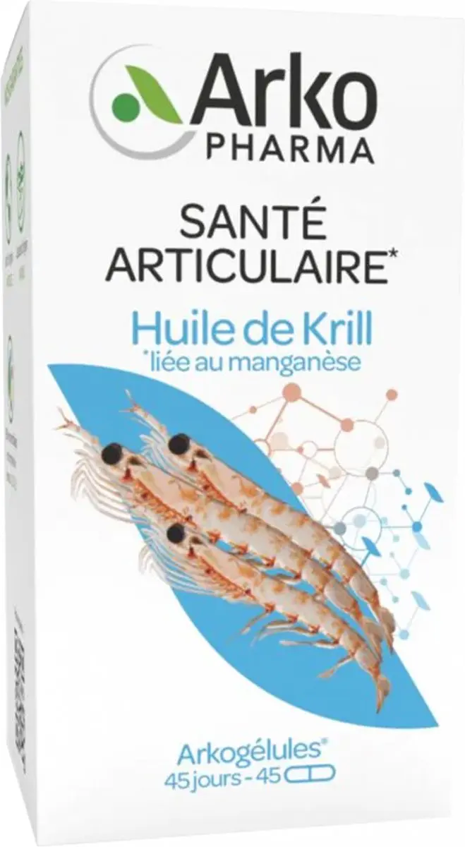Arkopharma Arkogélules Krillolie 45 Capsules
