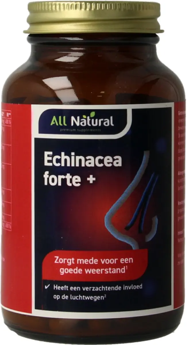 All Natural Echinacea Forte Plus Cats Claw 120 Capsules