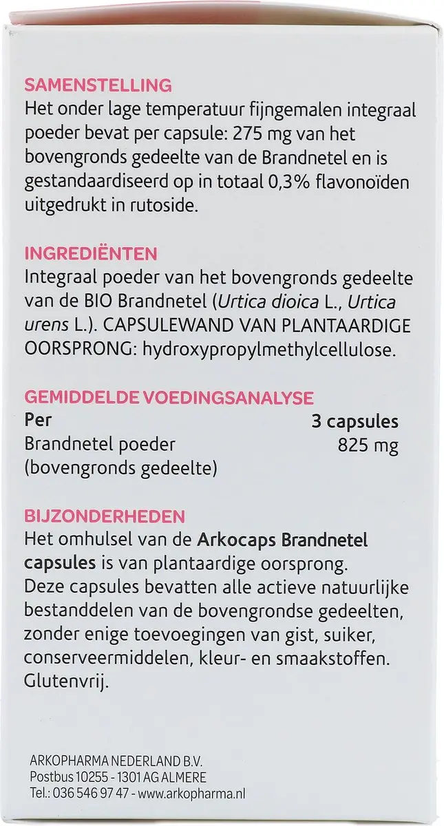 Arkopharma Brandnetel Capsules 150 Stuks