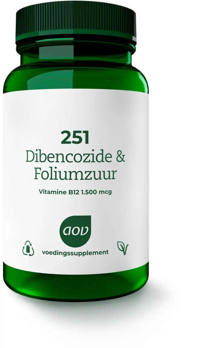 AOV Dibencozide & Foliumzuur 1.500 mcg - 120 Zuigtabletten