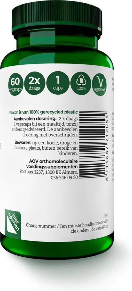 AOV Biotica Cranberry 60 Vegacaps