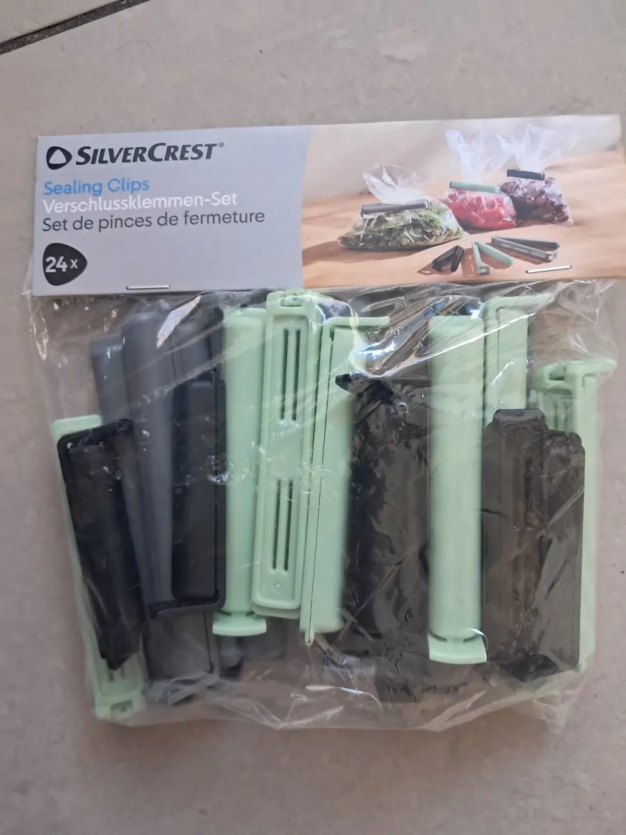 Silvercrest Sluitclips 24 Stuks
