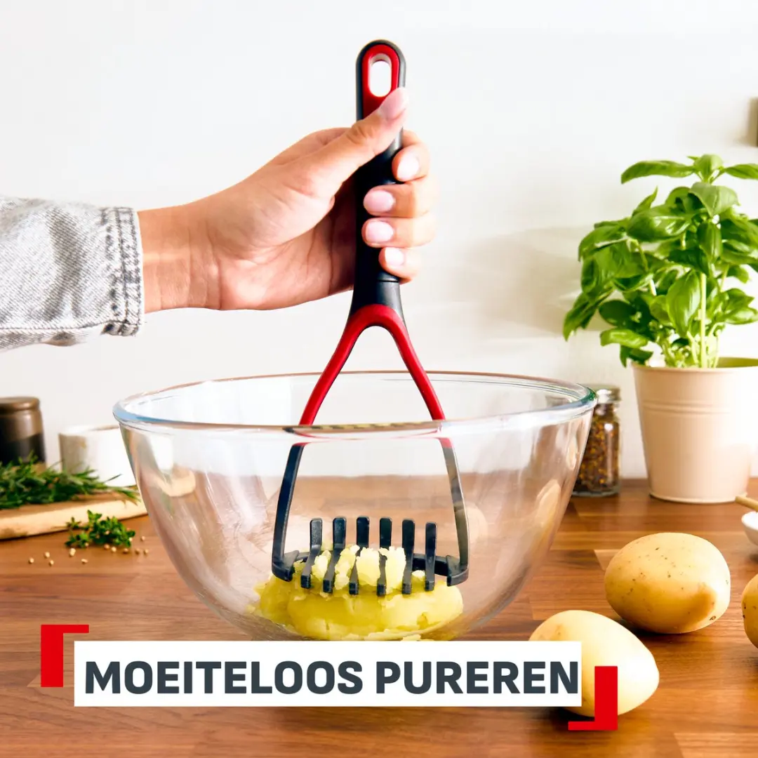 Tefal Ingenio+ Stamper - Zwart/Rood
