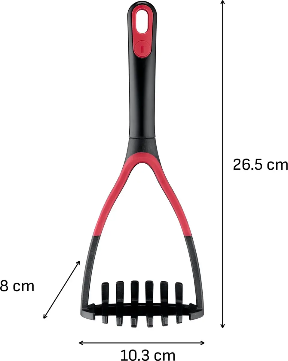 Tefal Ingenio+ Stamper - Zwart/Rood - afbeelding 6 van 6