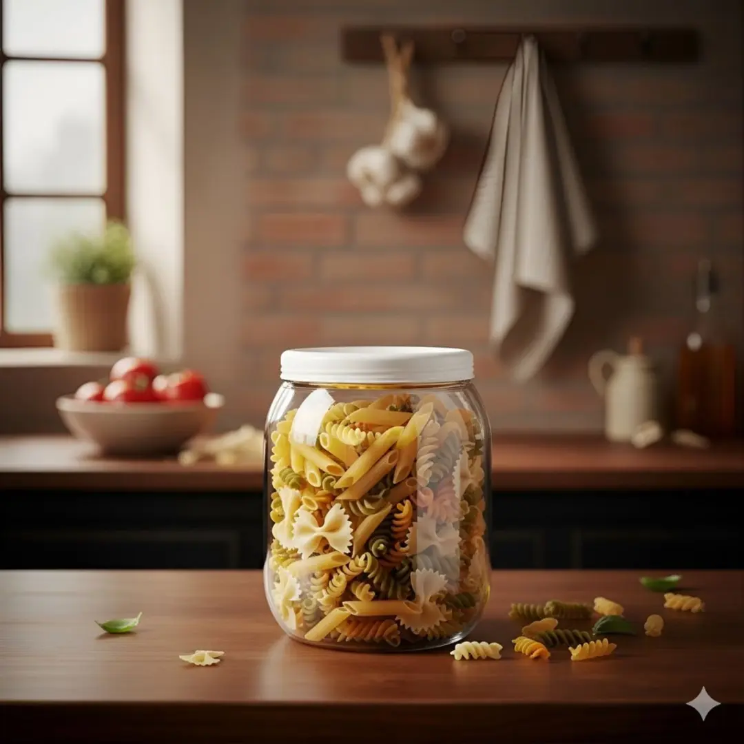 Alpha Packaging Ronde Pot 1500ml - 6 Stuks - PET - Voedselveilig - afbeelding 6 van 6