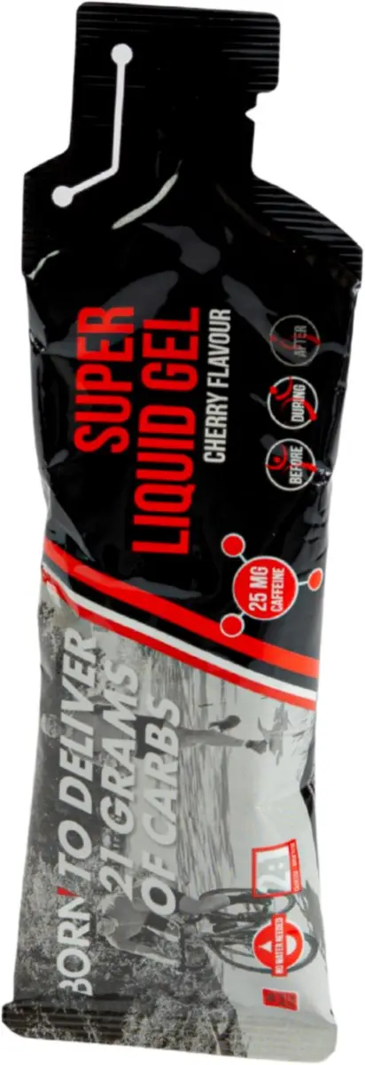 Born Super Liquid Gel Caffeïne Cherry - 12 Stuks