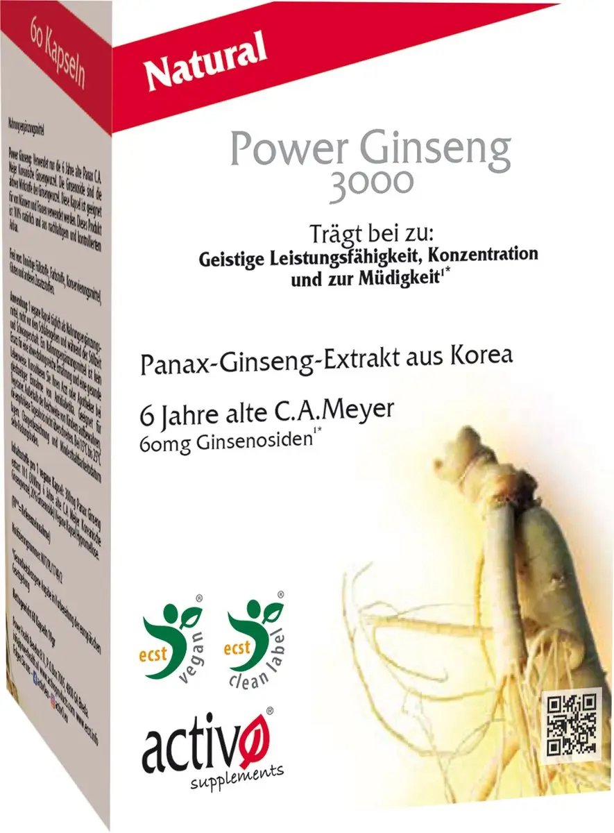 Activo Power Ginseng activO Capsules