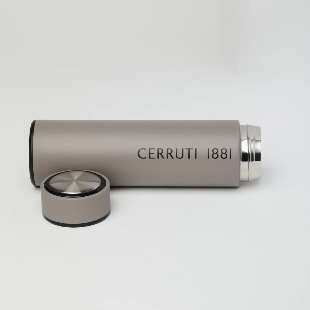 Nino Cerruti Block Zakfles 6cm - Beige