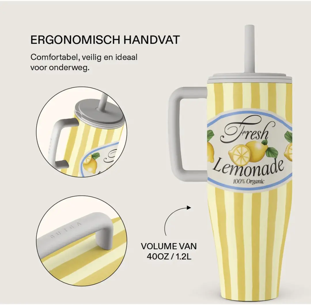 Burga Tumbler Leakproof Frizzante - Multi