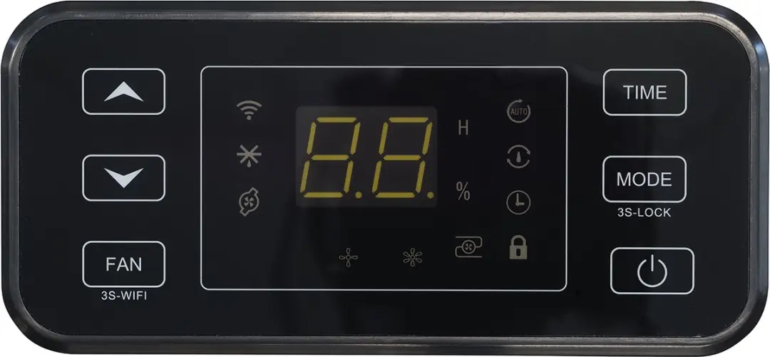Hyundai Bouwdroger 68509 - 90L/Dag - WIFI - 180m² - ZilverBlauwZwart