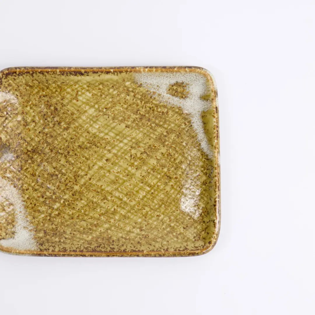Tokyo Design Studio Bruin Vierkant Bord - 14,5x12cm