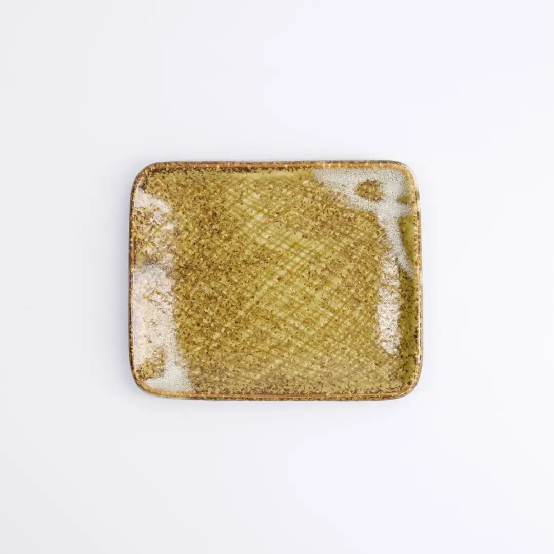 Tokyo Design Studio Bruin Vierkant Bord - 14,5x12cm