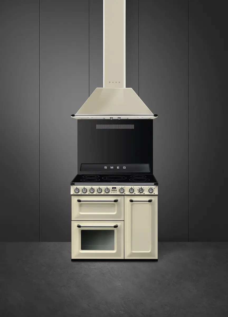 Smeg TR93IP2 Inductiefornuis 90cm - 5 Zones - Crème