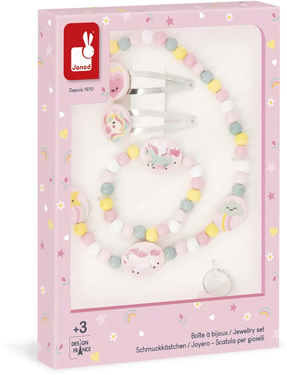 Janod Unicorn Sieradenset - Multicolor - afbeelding 6 van 6