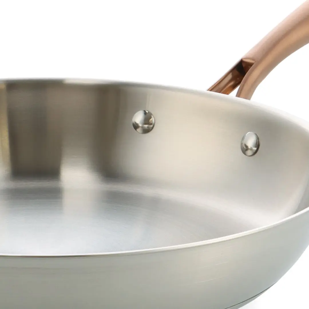 BK Rose Koekenpannenset 3-delig 20/24/28cm - Inductie - RVS - Zilver
