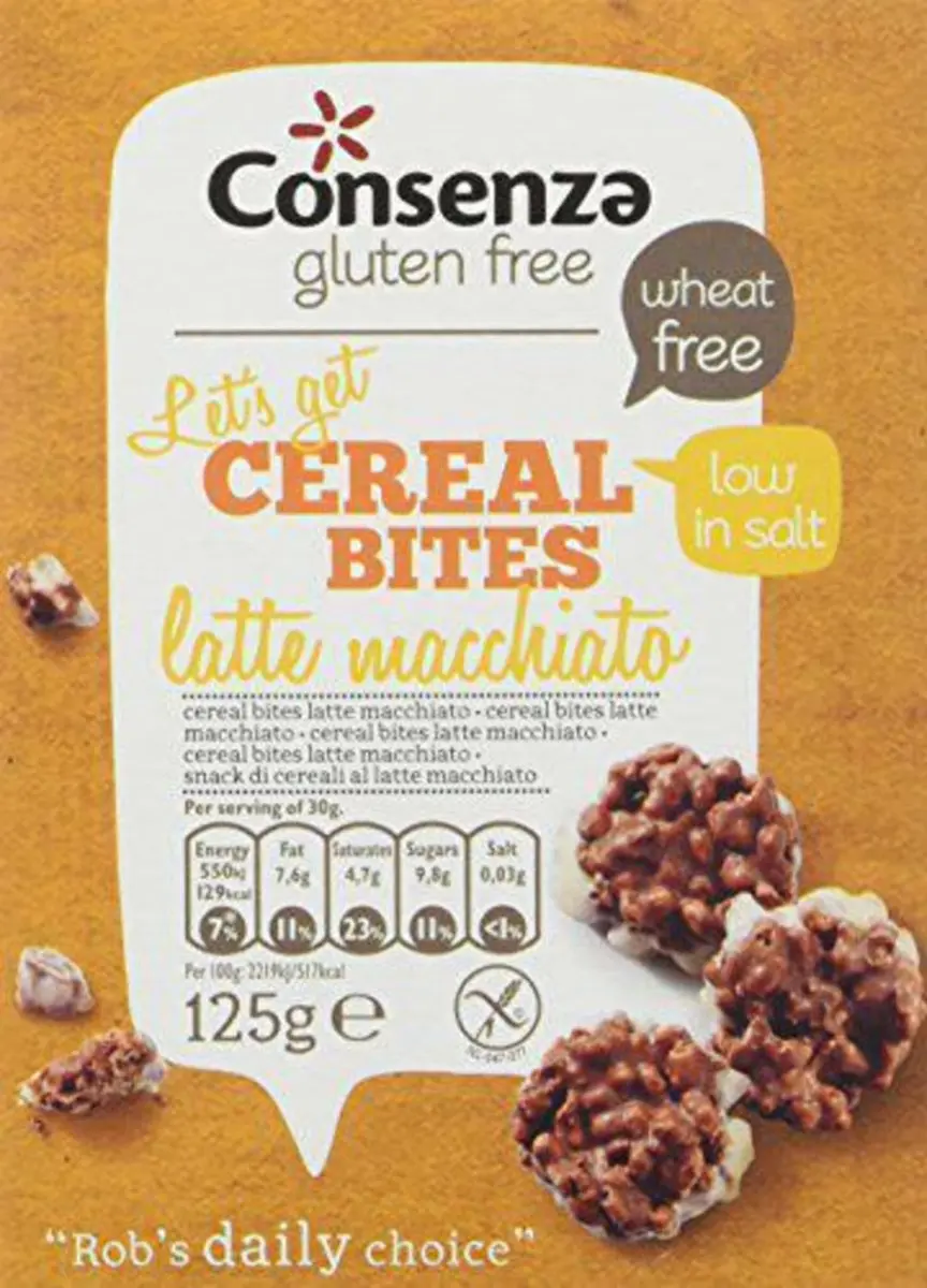 Consenza Lattemachiato Cereal Bites 125g