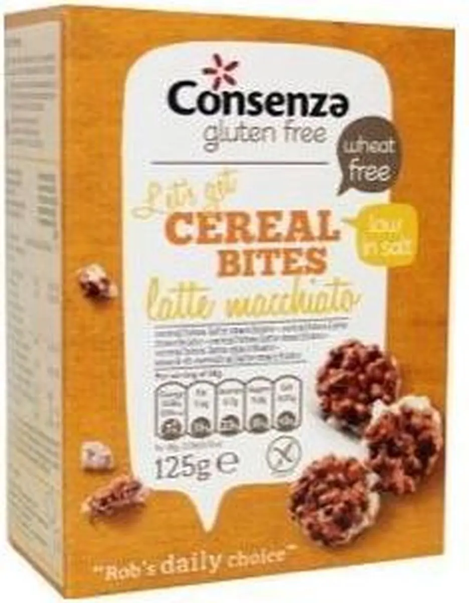 Consenza Lattemachiato Cereal Bites 125g