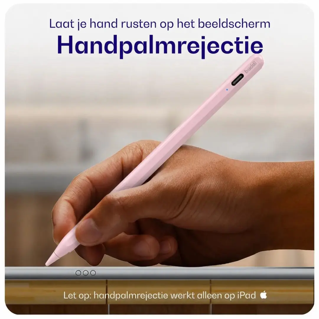 Buddi Flow 2 Universele Stylus - Roze