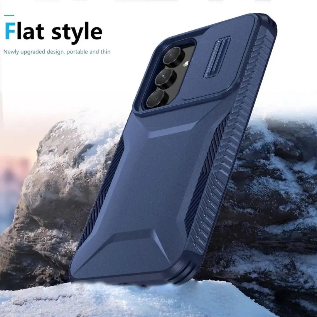 Selected Hoesje Samsung Galaxy A54 Back Cover Blauw