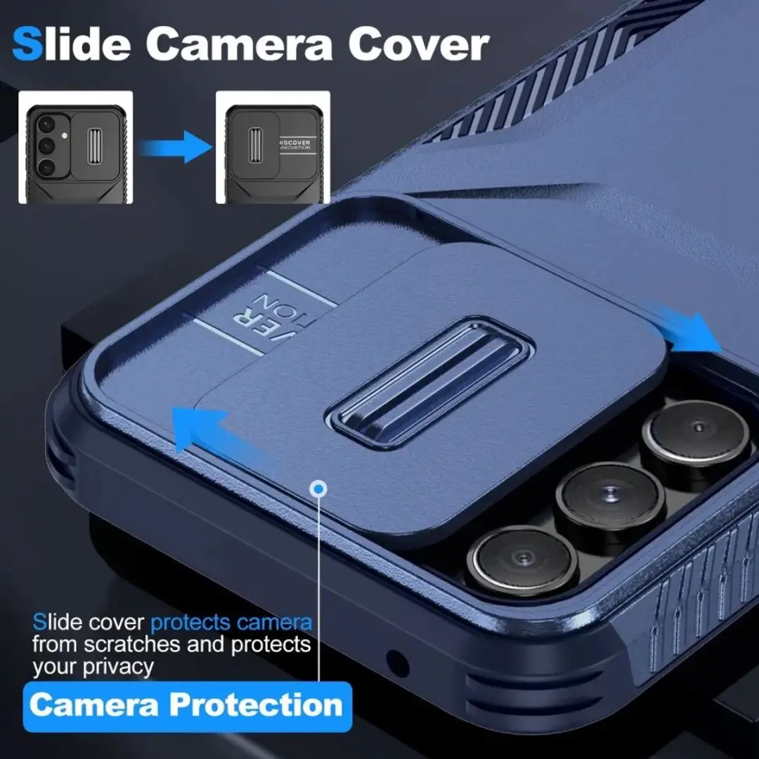 Selected Hoesje Samsung Galaxy A54 Back Cover Blauw
