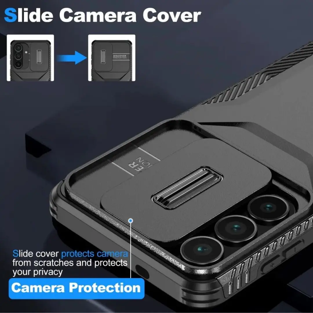 Selected Hoesje Samsung Galaxy S26 Plus Back Cover - Camera Slider - Zwart - afbeelding 6 van 6