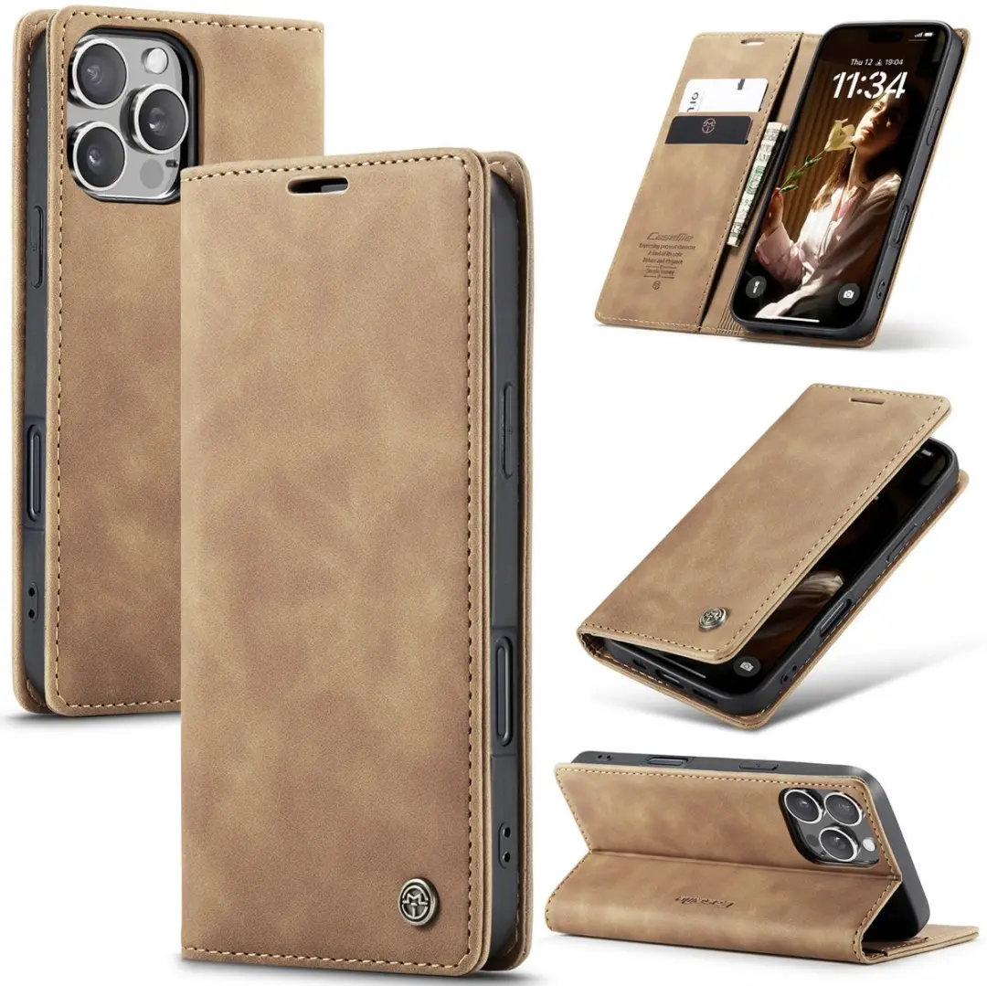 Caseme iPhone 16 Pro Wallet Book Case