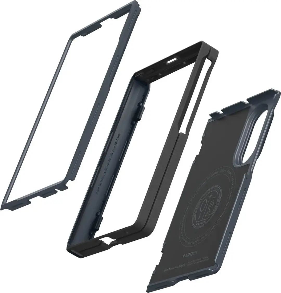 Spigen Slim Armor Pro MagFit ACS11951 Hoesje - Blauw - MagSafe