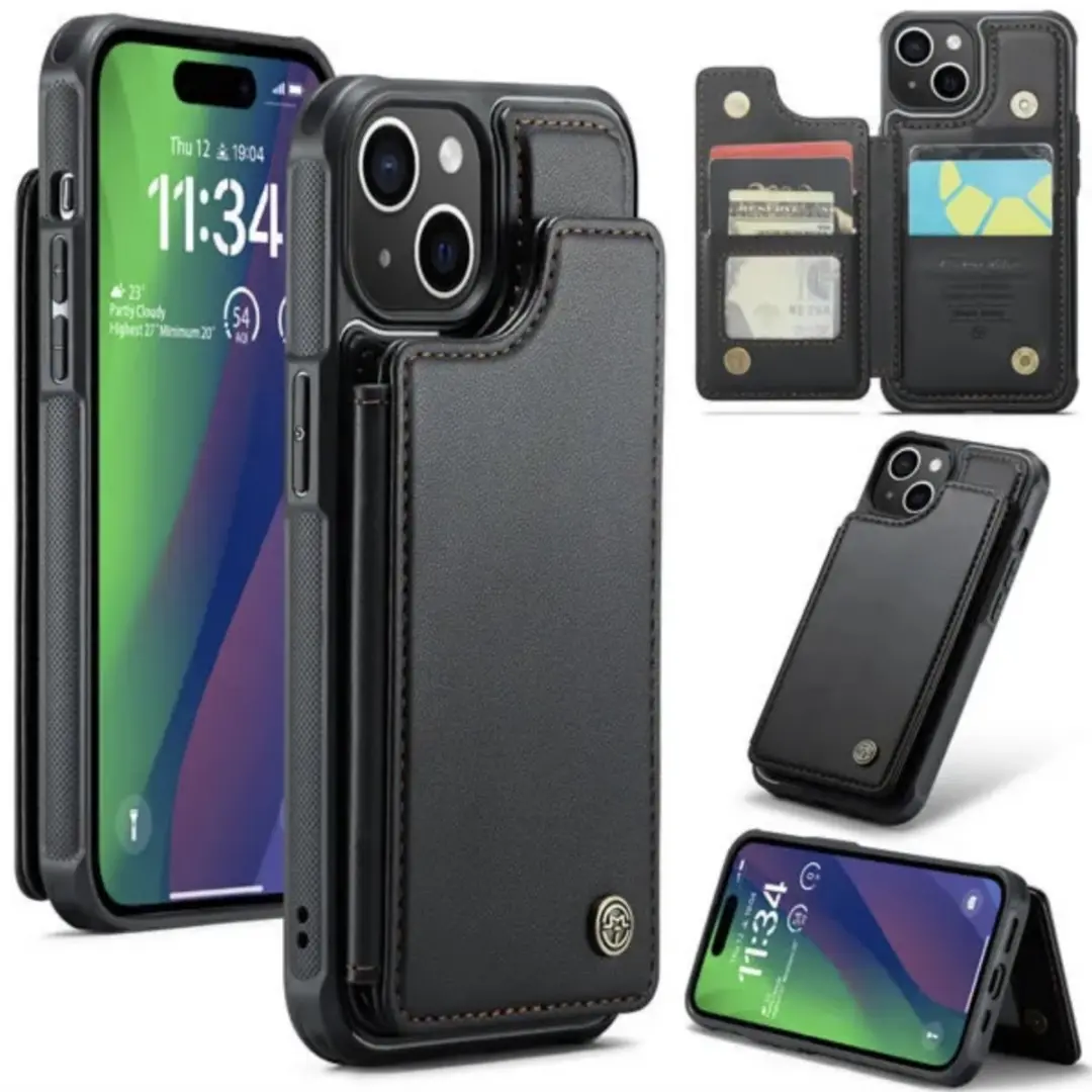 Caseme iPhone 15 Pro Max Wallet Back Cover