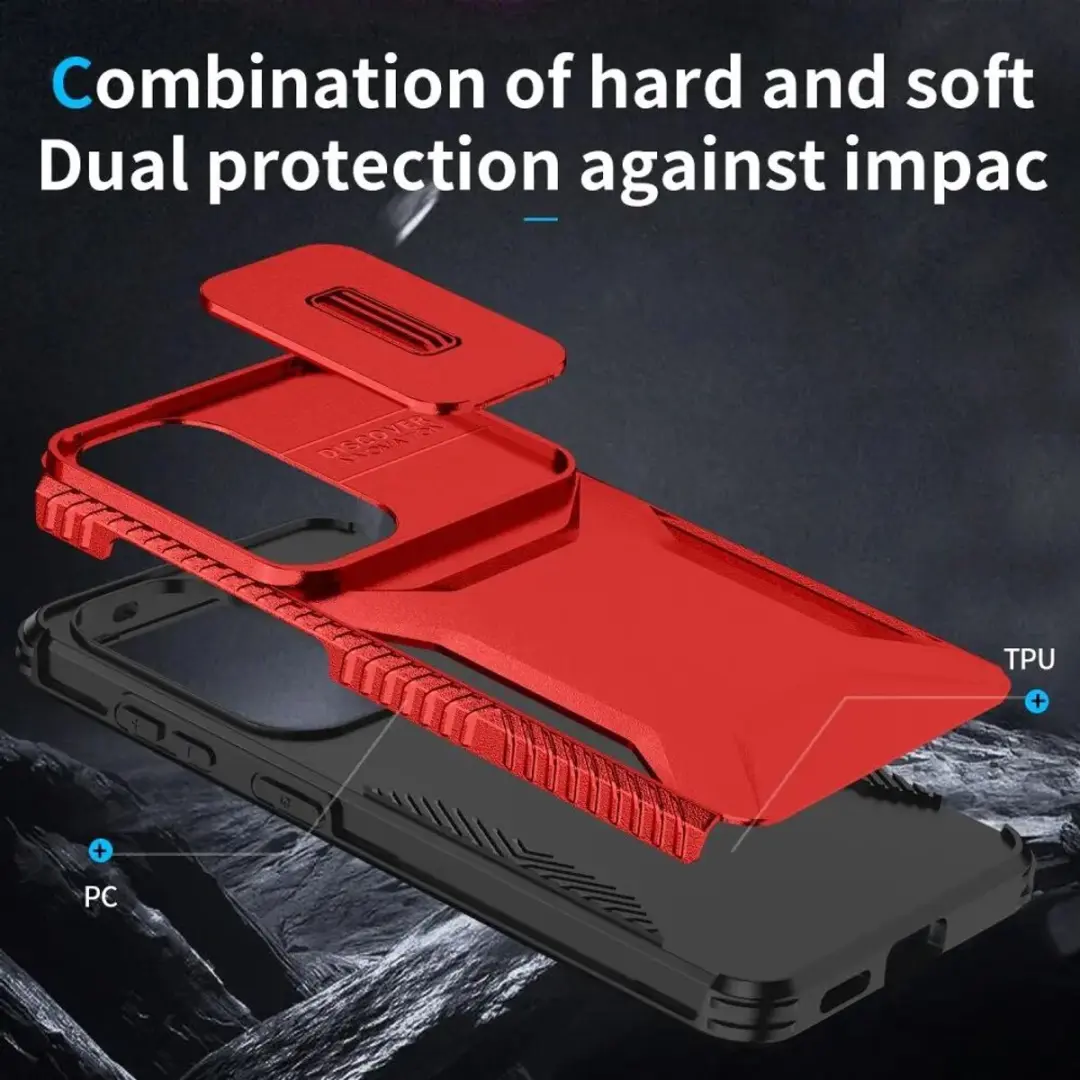 Selected Hoesje Samsung Galaxy S26 Back Cover - Camera Slider - Rood - afbeelding 6 van 6