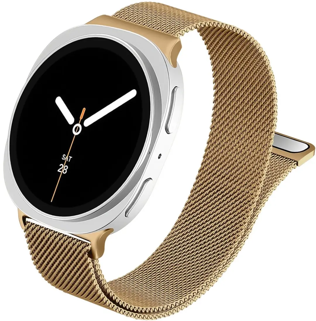 SBG Milanees Horlogebandje Samsung Galaxy Watch 8 - Goud