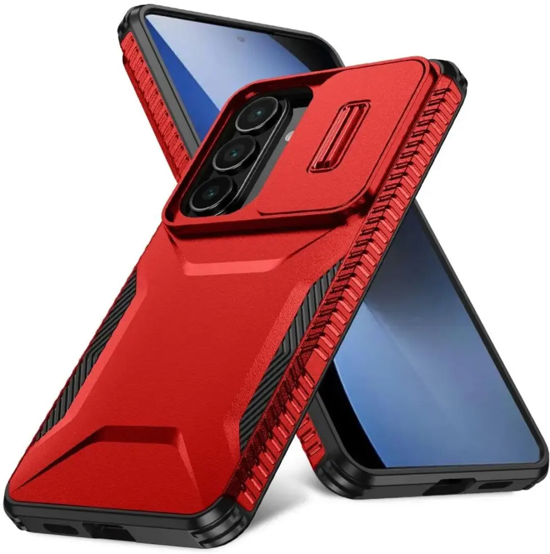 Selected Hoesje Samsung Galaxy S26 Plus Camera Slider Rood