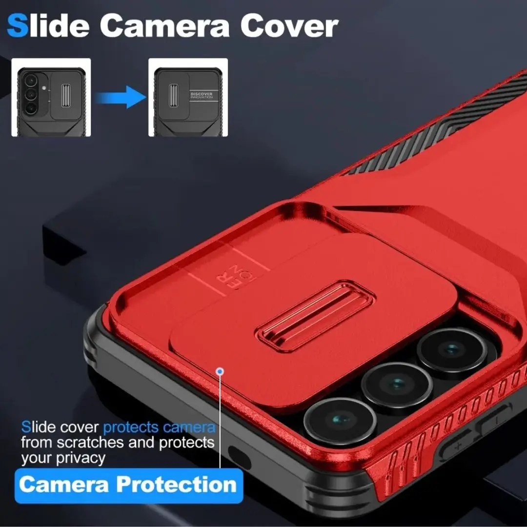 Selected Hoesje Samsung Galaxy S26 Plus Camera Slider Rood - afbeelding 6 van 6
