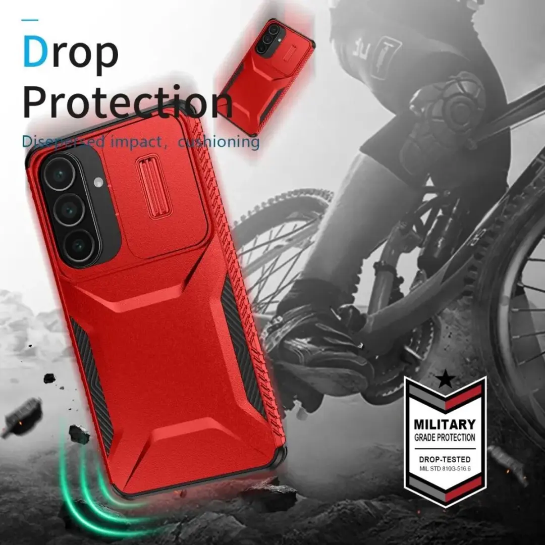 Selected Hoesje Samsung Galaxy S26 Plus Camera Slider Rood