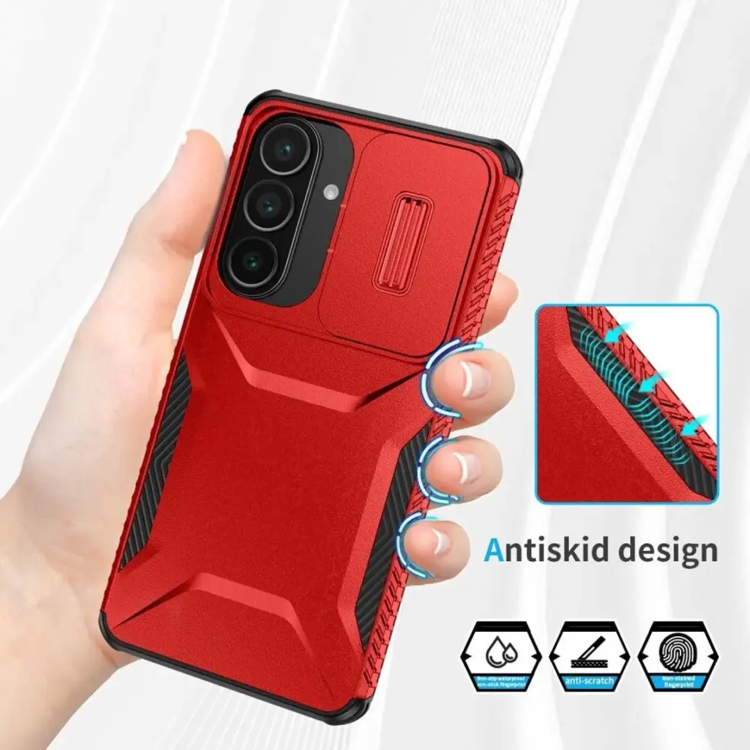 Selected Hoesje Samsung Galaxy S26 Plus Camera Slider Rood